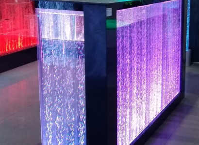 Tisch Bar Wasser Wand Bar Theke Beleuchtete Bartisch Bartheke Led Regal