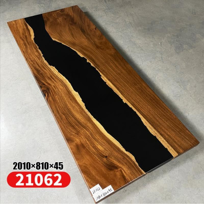 Esstisch River Table Massiv Tische 201*81 Flusstisch Echtes Holz Epoxidharz