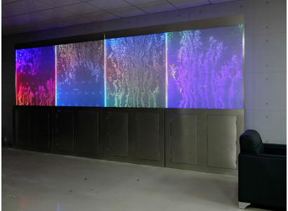 Moderne Trennwand Wasser Wände LED Wasserwand Beleuchtete Wand