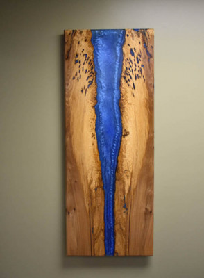 Handarbeit Wasser Fall Bild Wand Bild Epoxid Harz Gemälde Echtes Bild