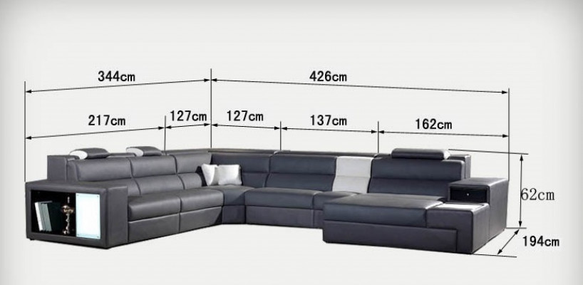 Ecksofa Eckgarnitur Eckcouch Sofa Couch Polster Wohnlandschaft Tisch LED USB Neu