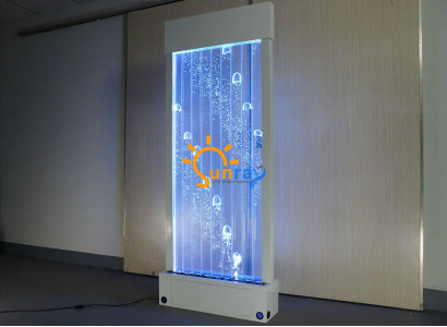 Trennwand Regal Schrank Wasserwand Säule Wände Waterwall LED