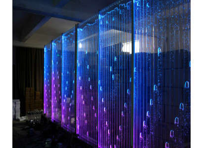 Moderne Trennwand Dekorative Wasser Wände LED Wasserwand Beleuchtete Wand