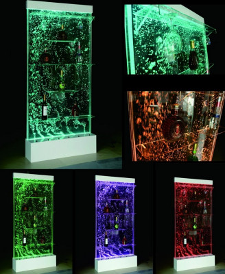 Led Bar Regal Schrank Wasserwand Säule Wände Waterwall Trennwand