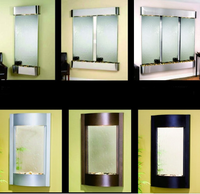 Wand Wasser Water Wall Säule Unterschrank Ragal Vitrine Wasserwände