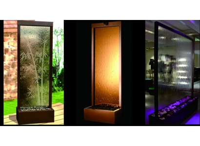 Designer Trennwand Luxus Wände Wassersäulen Waterwall Trennwände