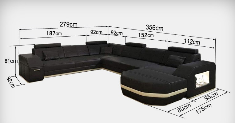 Leder Eck Sofa Polster Couchen Wohnlandschaft Luxus Garnitur Ecke Sofas Couch