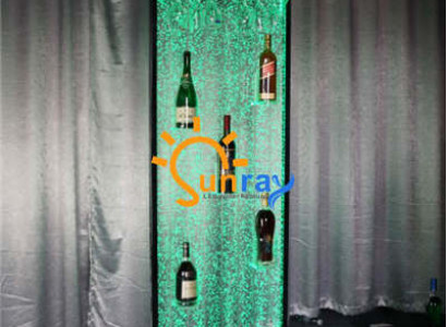 Wasser Wand Säule Water Wall Regal Bar Regal Schrank Möbel LED