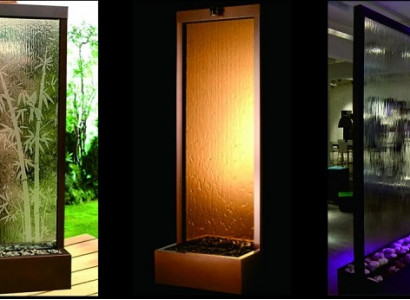 Wandpaneel Led Wasserwand Wasser Wände Blasen Wand Waterwall