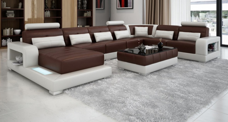Komfort und Stil Sie unser Modern XXL U-Form Sofa für das Wohnzimmer
