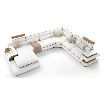 Gemütliches Wohnambiente mit unserem charmanten U-Form Ecksofa