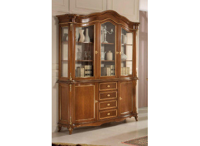 Vitrine Esszimmer Anrichte Holz Schränke Möbel Wohnzimmer Anrichte Glas Schrank