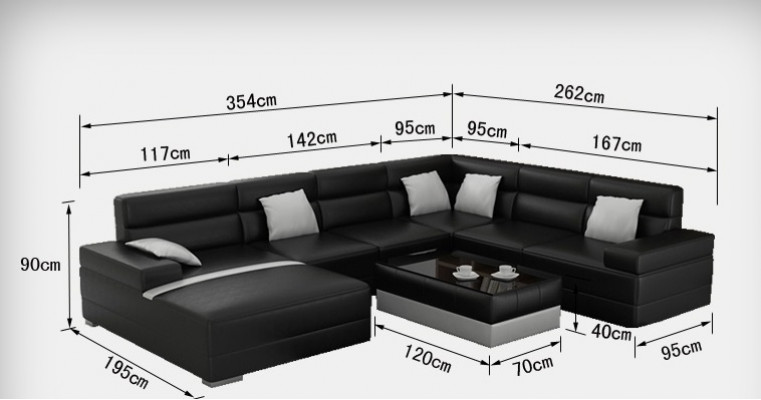 Ledersofa Couch Wohnlandschaft Ecksofa Eck Garnitur Design Modern Sofa F3016 neu