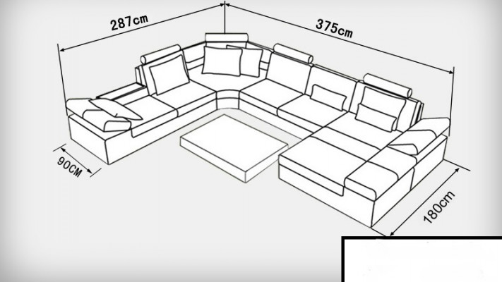 Moderne Sitzecke Ecksofa Sofa Polster Couch Wohnlandschaft Leder Sofa