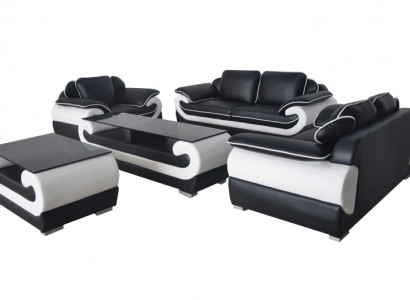 Sofa Couch Sitz Polster Komplett Set Garnitur 3+2+1 Sofas Designer Couchen