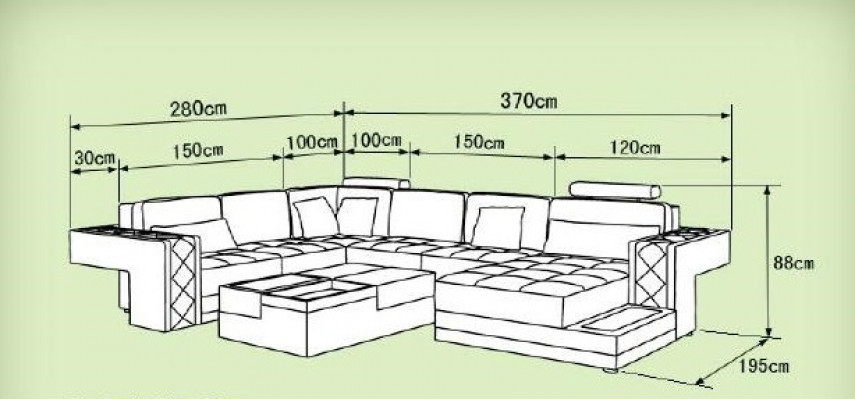 Ecksofa Ledersofa Big XXL U Form Wohnlandschaft Sofa Couch Garnitur Neu