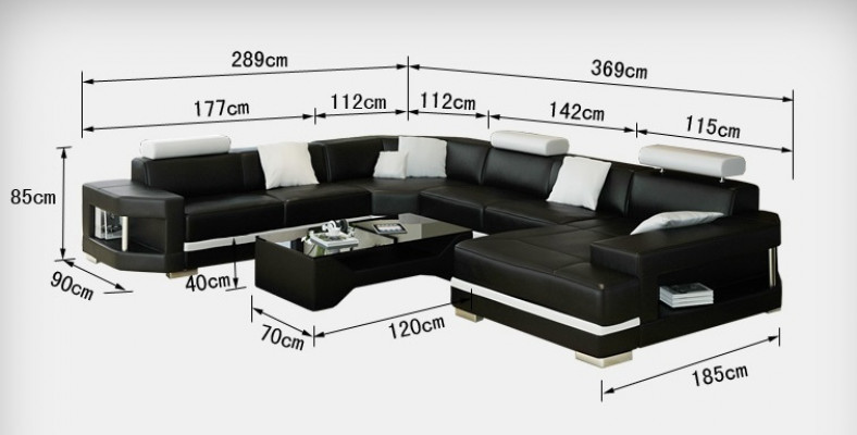 Ledersofa Sofa Couch Wohnlandschaft Ecksofa Garnitur Design Modern Sofa mit USB
