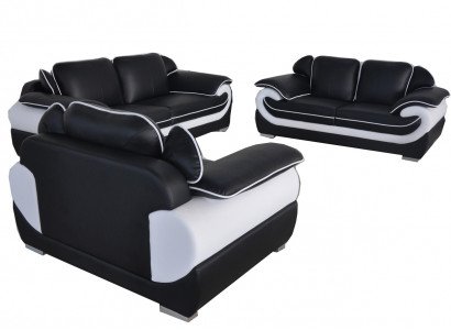 Wohn Couch Leder Sofa Polster Garnitur Eck Sofas Sitz Garnituren Neu Landschaft