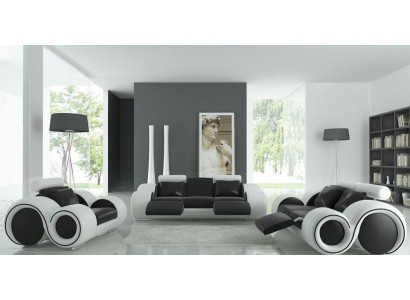 Patentiertes Design Komplett Sofagarnitur Wohnzimmer Set Couch Sofa Garnitur Neu