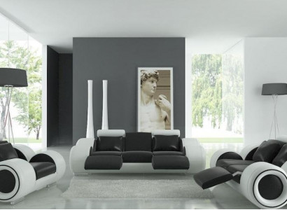 Patentiertes Design Komplett Sofagarnitur Wohnzimmer Set Couch Sofa Garnitur Neu