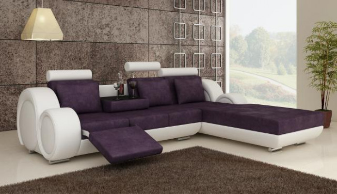 TEXTILSOFA GARNITUR ECKCOUCH ECKSOFA STOFFSOFA WOHNLANDSCHAFT COUCHGARNITUR NEU