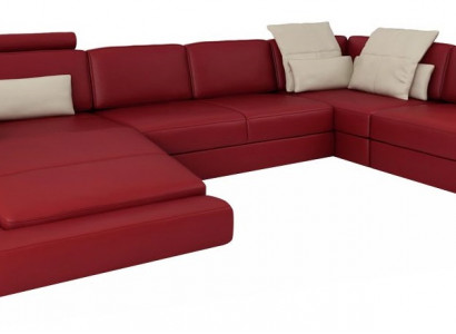 Wohnlandschaft Ecksofa U-Form Couch Sitz Polster Sofa Modern Sofa Neu