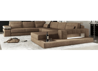 Eck Sofa Couch Polster Wohnlandschaft U Form Ecksofa Wohnlandschaft Neu