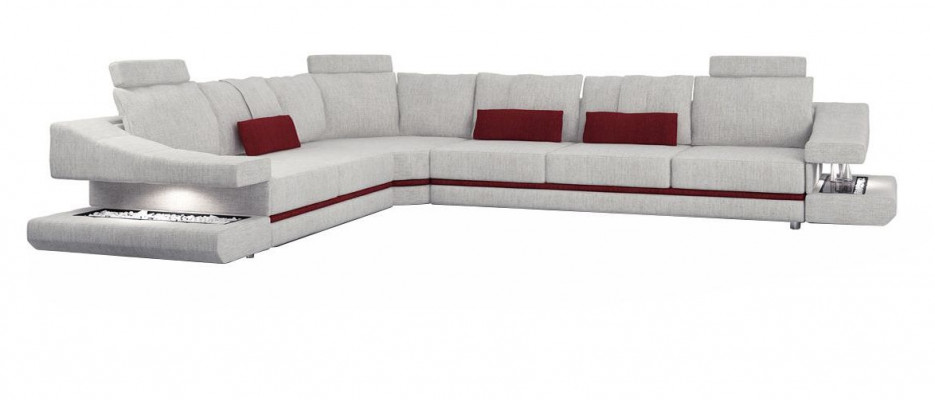 Sofas Design Ecksofa L-Form Möbel Bett Funktionen Textil Leder Schlafsofa Sofas