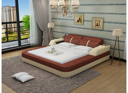 Luxus Wasserbett Doppel Multifunktions Bett Polster + USB Wasser Betten 180x200