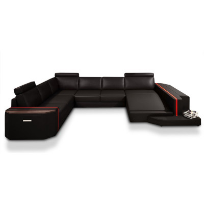 Elegantes U-förmiges Polstersofa Modernes Design für stilvolle Wohnräume