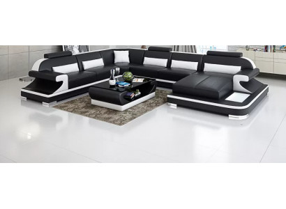 Design Couch Ecksofa Eckgarnitur Sofa Sofas Couchen Tisch 2tlg. Wohnlandschaft