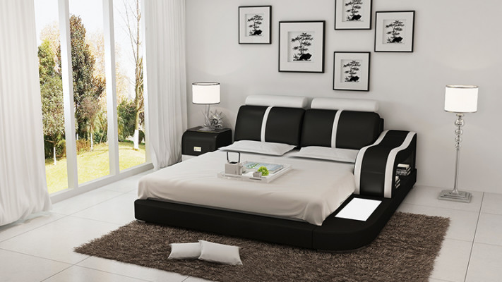 Hervorragendes multifunktionales Designer-Doppelbett für Schlafzimmer