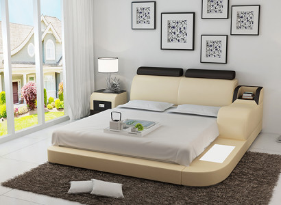 Wohnlandschaft Ecksofa Sofa Couch U Form Polster Couchen Leder Design Beleuchtet