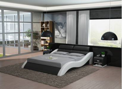 Wasserbett Hotel Doppelbett Betten Mit USB Komplett Lederbett Wasser Polsterbett