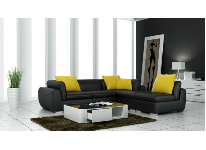 Ledersofa Couch Wohnlandschaft Ecksofa Eck Garnitur Design Modern Sofa F3014 neu