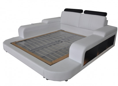 Luxus Leder Design Polster Betten Modernes Doppel 140/160/180/200 Bett