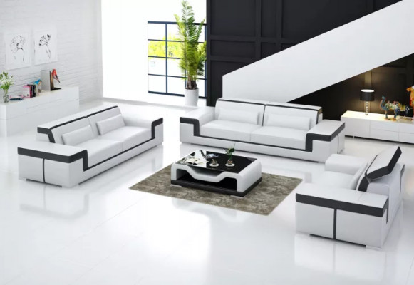 Design Sofagarnitur 321 Sitzer Set Design Sofa Polster Couchen Couch Luxus Neu