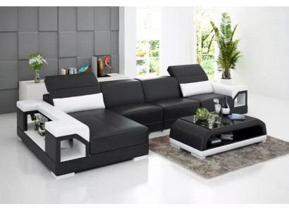 Design Couchen Eckcouch Ledergarnitur Sofa Polster Sofas Ledercouch Wohnzimmer