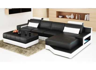 Ecksofa L-Form Modernes Sofa Ledersofa Ecksofa Polster Designer-Sofa