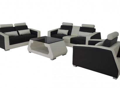 Modern Sofagarnitur 3+2+1 Sitzer Set Design Polster Sofa Couch Couchen