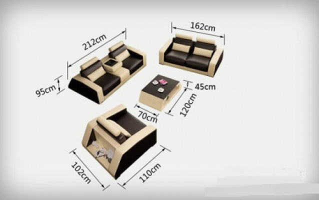 Modern Sofagarnitur 3+2+1 Sitzer Set Design Polster Sofa Couch Couchen