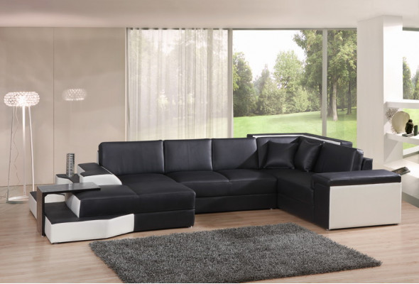 Komfort in großem Stil U-förmiges Ecksofa für das perfekte Wohnzimmer