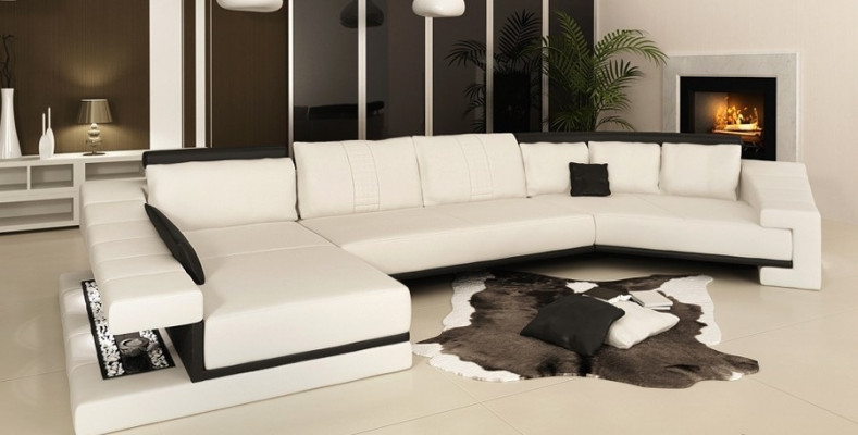 Exklusives U-Form Ecksofa Modernes Design & Hochwertige Materialien