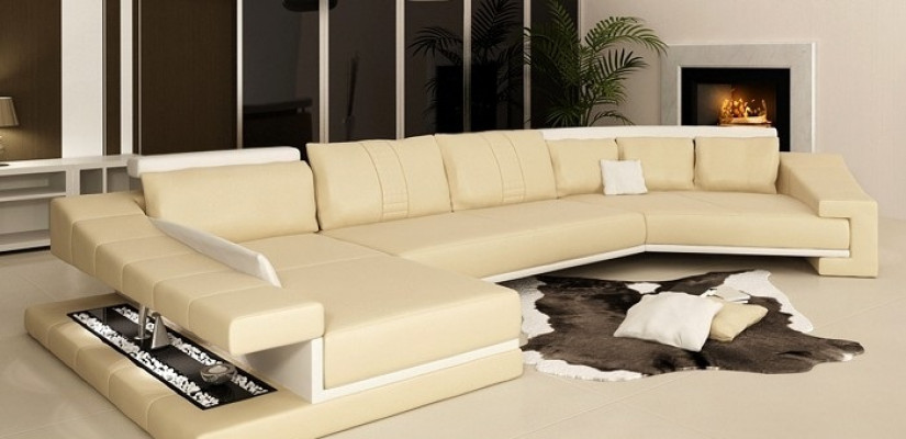 Exklusives U-Form Ecksofa Modernes Design & Hochwertige Materialien
