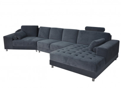 Moderne Textil Sofa Eckcouch Polster Wohnzimmer LForm Wohnlandschaft USB Ecksofa