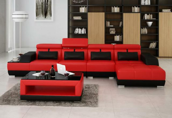 Ecksofa mit USB Wohnlandschaft Polster L Form Garnitur Eck Couchen XXL Sofas Neu