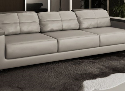 Modernes Sofa 3er XXL Möbeldesigner Stoffsofa Luxus Couchen sofas Design 3-er