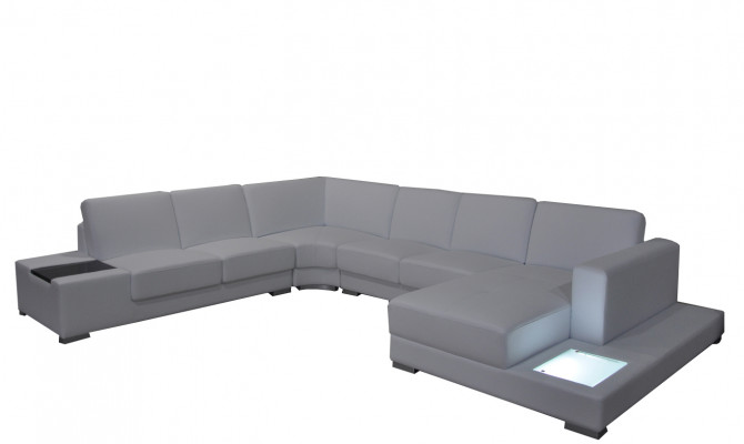 Eck Sofa Couch Polster Ecke Wohn Zimmer Landschaft Designer Couchen Textil