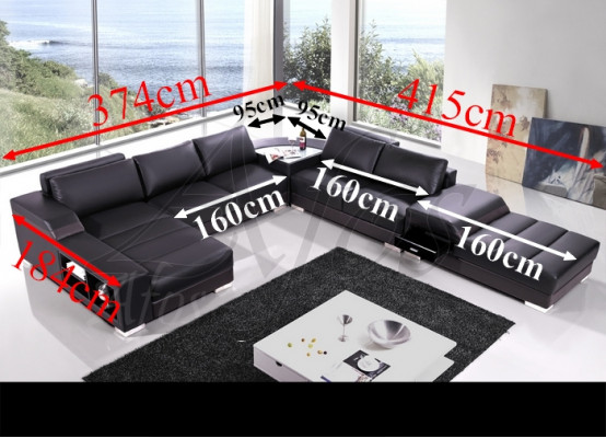 Moderne Holz Kommode Sideboard Kommoden 154cm XXL Low Boards Wohnzimmerschrank