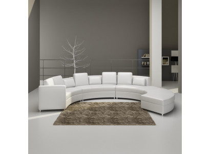 Ledersofa Couch Wohnlandschaft Ecksofa Eck Garnitur Design Modern Sofa USB A1102